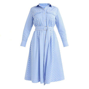 free assembly blue and white striped dress Blue Zigzag Crochet Side Waist Cut Out Midi Dress  AX Paris